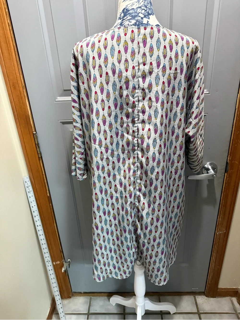 Colorful feathers shawl by LuLaRoe size small (oversized)